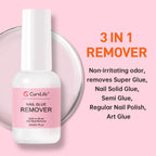 Curvlife nail glue remover with included cuticle pusher tool