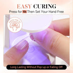 Una Gella nail glue pots showing 40g weight label