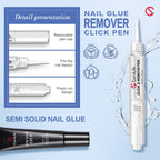 Application process of Curvlife semi solid nail glue