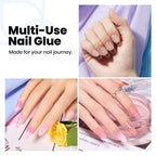 Beetles TPO-free nail glue gel texture sample