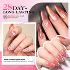Professional grade glue gel for artificial nail application