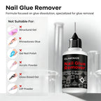 Close up of Glamonade non-acetone nail glue remover