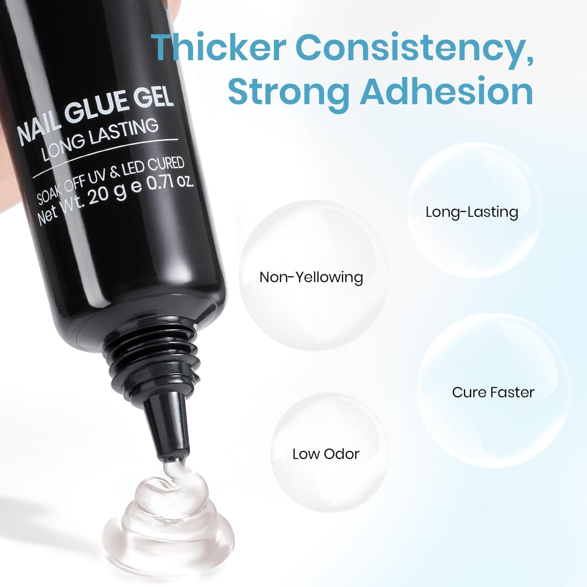 Step by step application of Beetles nail glue for beginners