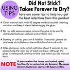 BtArtbox nail glue packaging showing 8 pieces