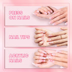 Side profile of Beetles 10ml nail adhesive bottle
