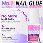 Glamonade professional nail glue brush applicator detail