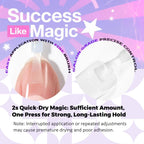Close up of Glamonade long lasting nail glue packaging