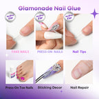 Glamonade nail glue for rhinestones and nail repair