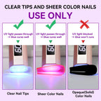 Professional manicure results using Makartt solid nail glue gel