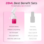 Tiphulan nail adhesive bottle packaging details