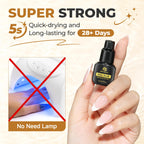 Una Gella nail glue bottle with precision opener accessory