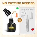 Instructions for using Una Gella nail glue opener