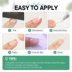Luckyfairy soak off nail glue gel packaging details