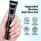 Close up of solid nail glue texture