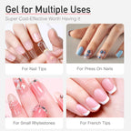 Detailed label view of Curvlife USA imported nail glue