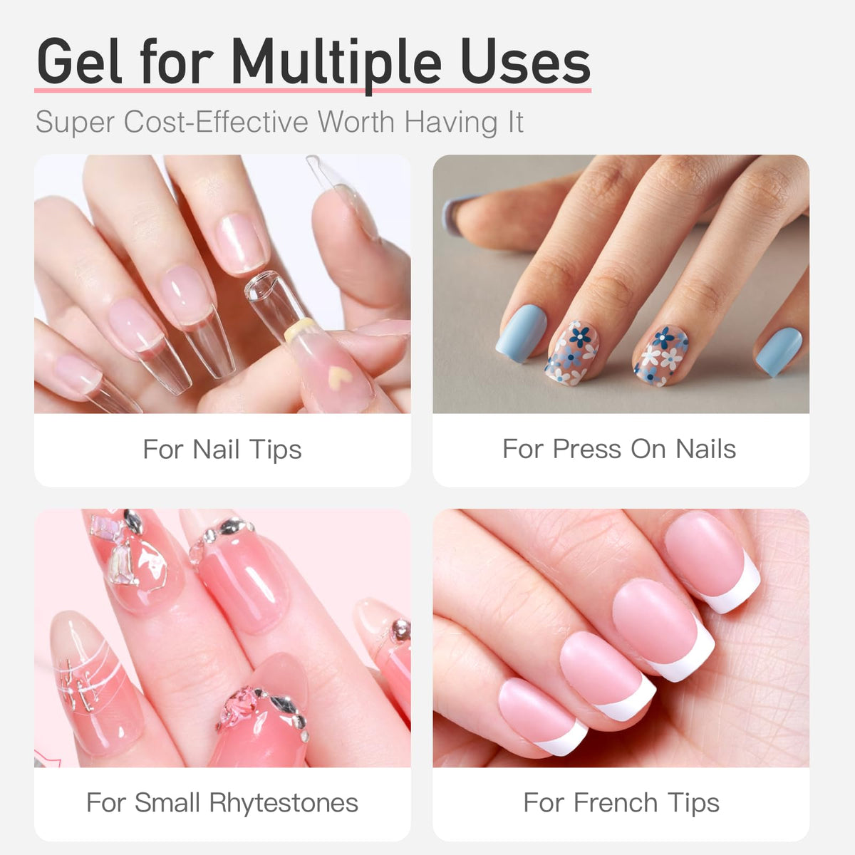 Detailed label view of Curvlife USA imported nail glue