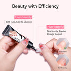 Close up of Curvlife semi solid gel adhesive texture