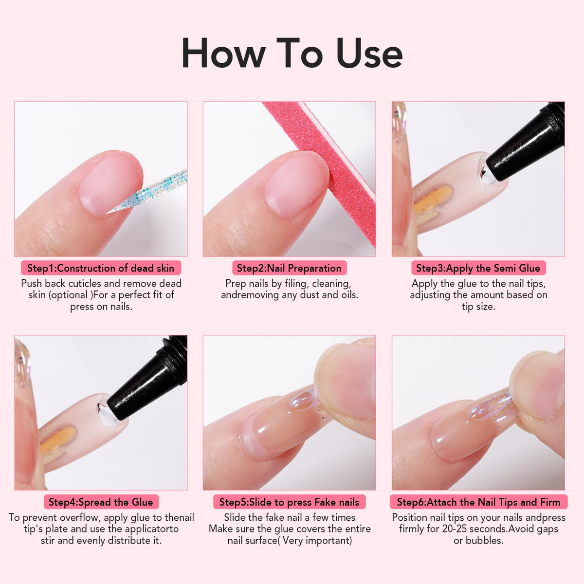 Professional nail art setup using Curvlife glue kit