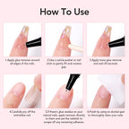 Curvlife nail glue and remover packaging box