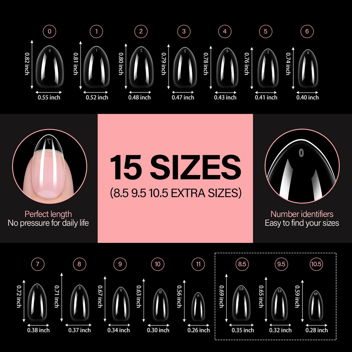 Application of Aillsa clear gel nails for extensions
