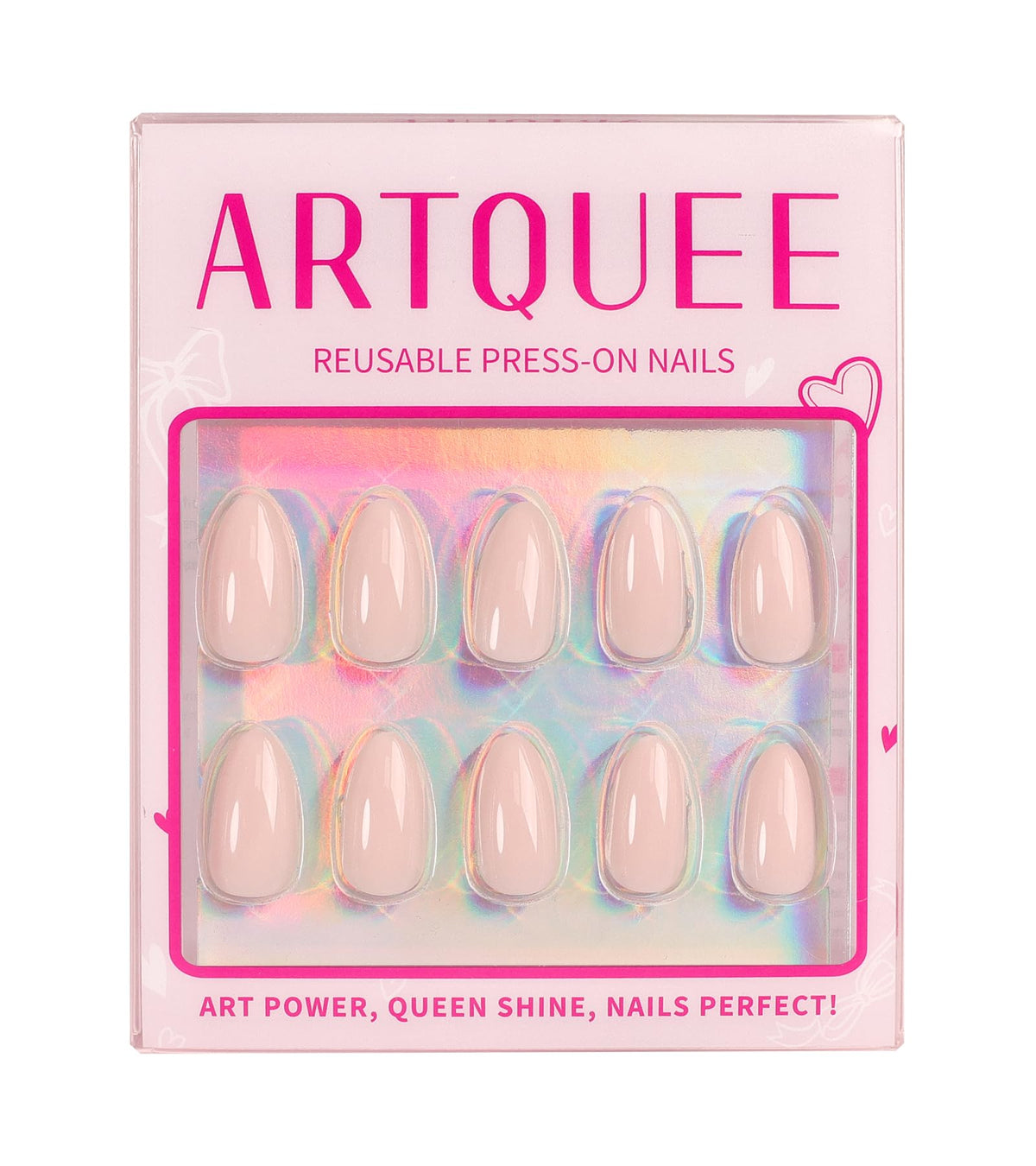Artquee press on nails kit showing different size options
