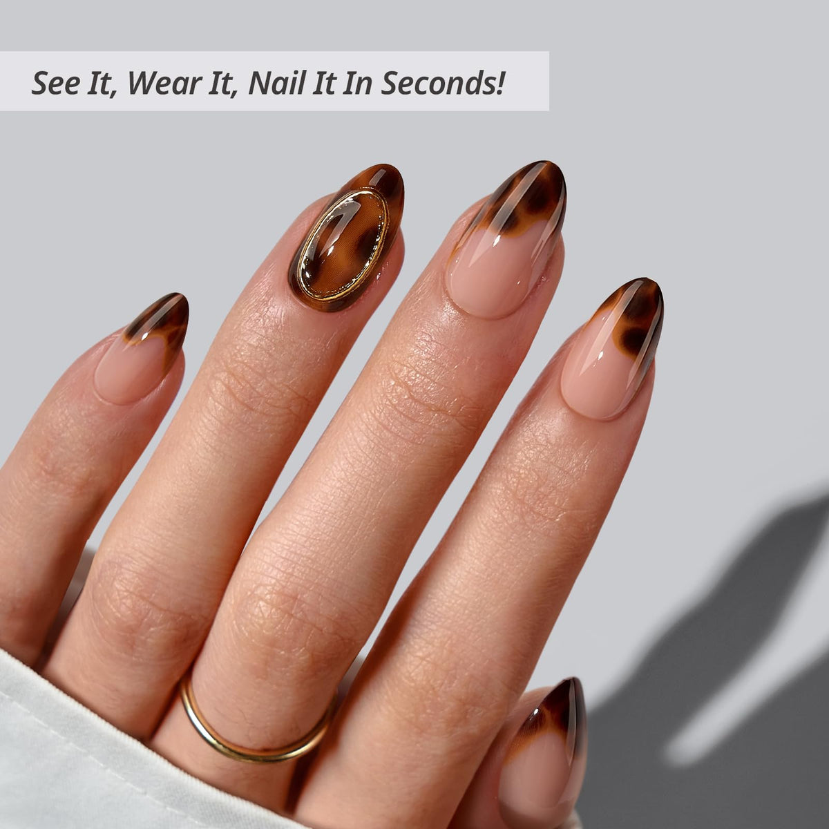 Variety of sizes included in BTArtbox press on nail set