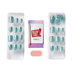 KISS imPRESS ColorFX nail set application demonstration