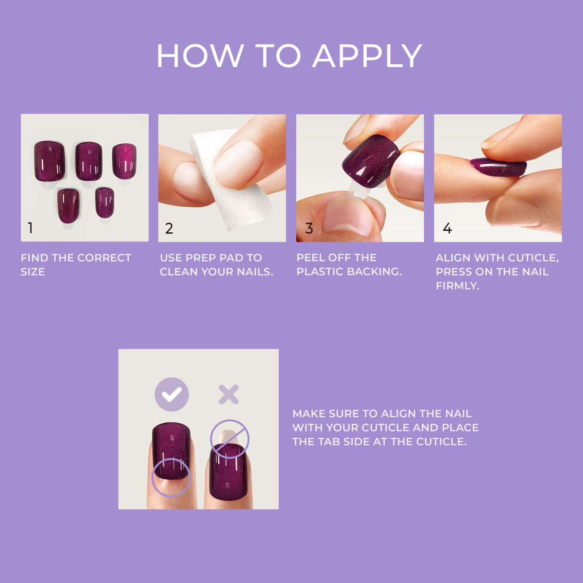 Valentine Day themed imPress nails for festive manicure