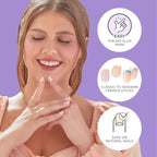 Impress press on manicure kit with 30 nails included