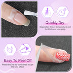 Precision tweezers pulling away the white dried Saviland skin barrier protector from the finger.
