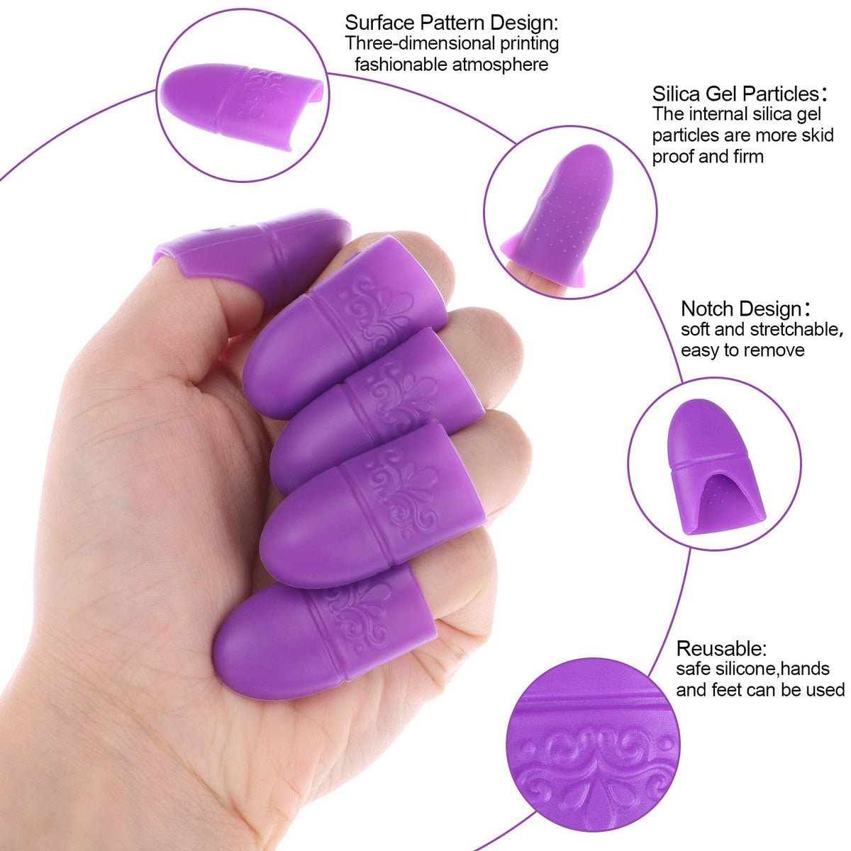Piaopiaoniu nail polish protector kit with manicure tool and storage bag