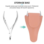 Nail tool organizer sleeve kit showing the smooth interior lining that prevents scratches.
