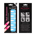 Sheet of black Outus nail art barrier tape showing the disposable manicure protector layout.