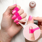 Authentic USA imported VARMDUKKE forty count package of pink manicure protector sheets