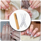 Demonstration of Dr.Nail magnet creating cat eye gel nail design