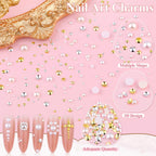 Included professional tweezers and pick-up pencil for nail art