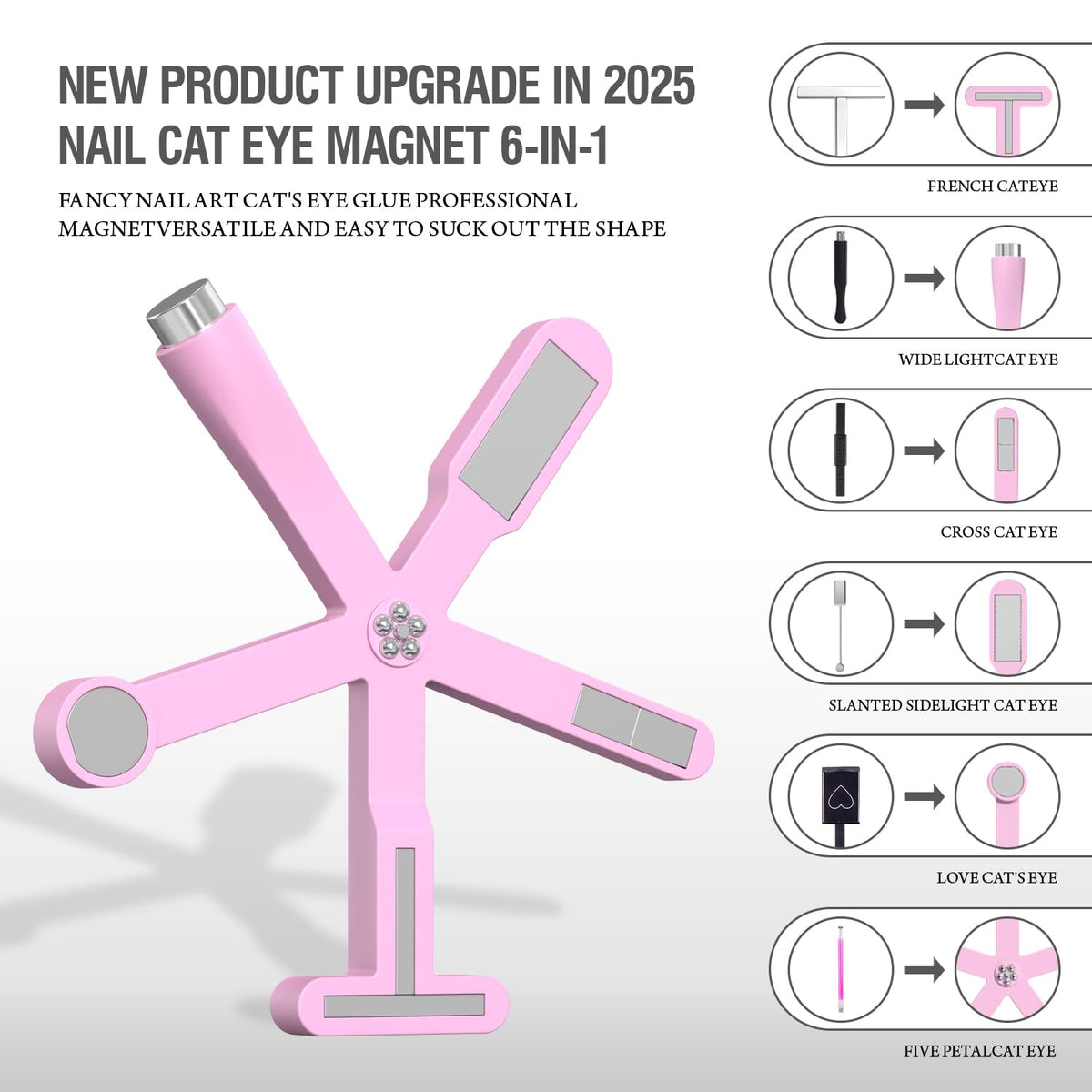 Wegodal magnetic nail design tools for professional salons