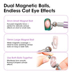 Gellen nail magnet tool with round bead end