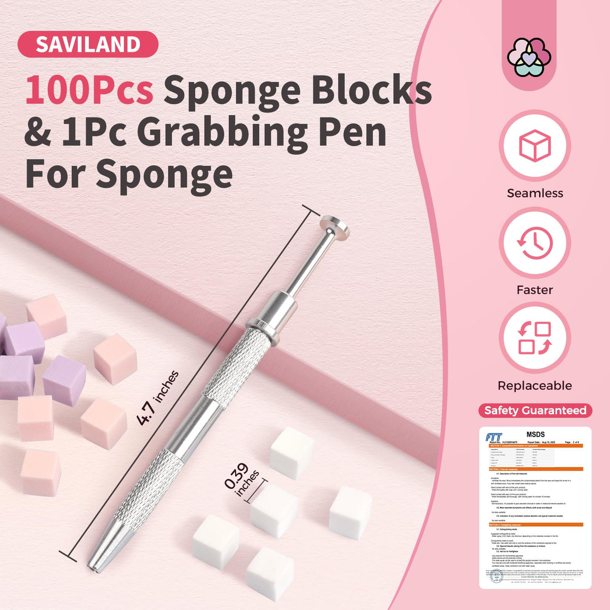 Professional nail art ombre tool kit by Saviland