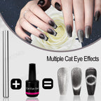 Using Ziratones magnet for cat-eye gel nail polish