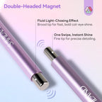 Close up of Saviland cat eye magnet flat stick side