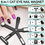 Close up of 6 in 1 multifunctional nail magnet tool