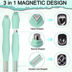 Demonstration of heart shape magnetic effect on nails