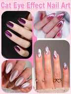 Full collection of Ebanku magnetic tools for creative manicure patterns
