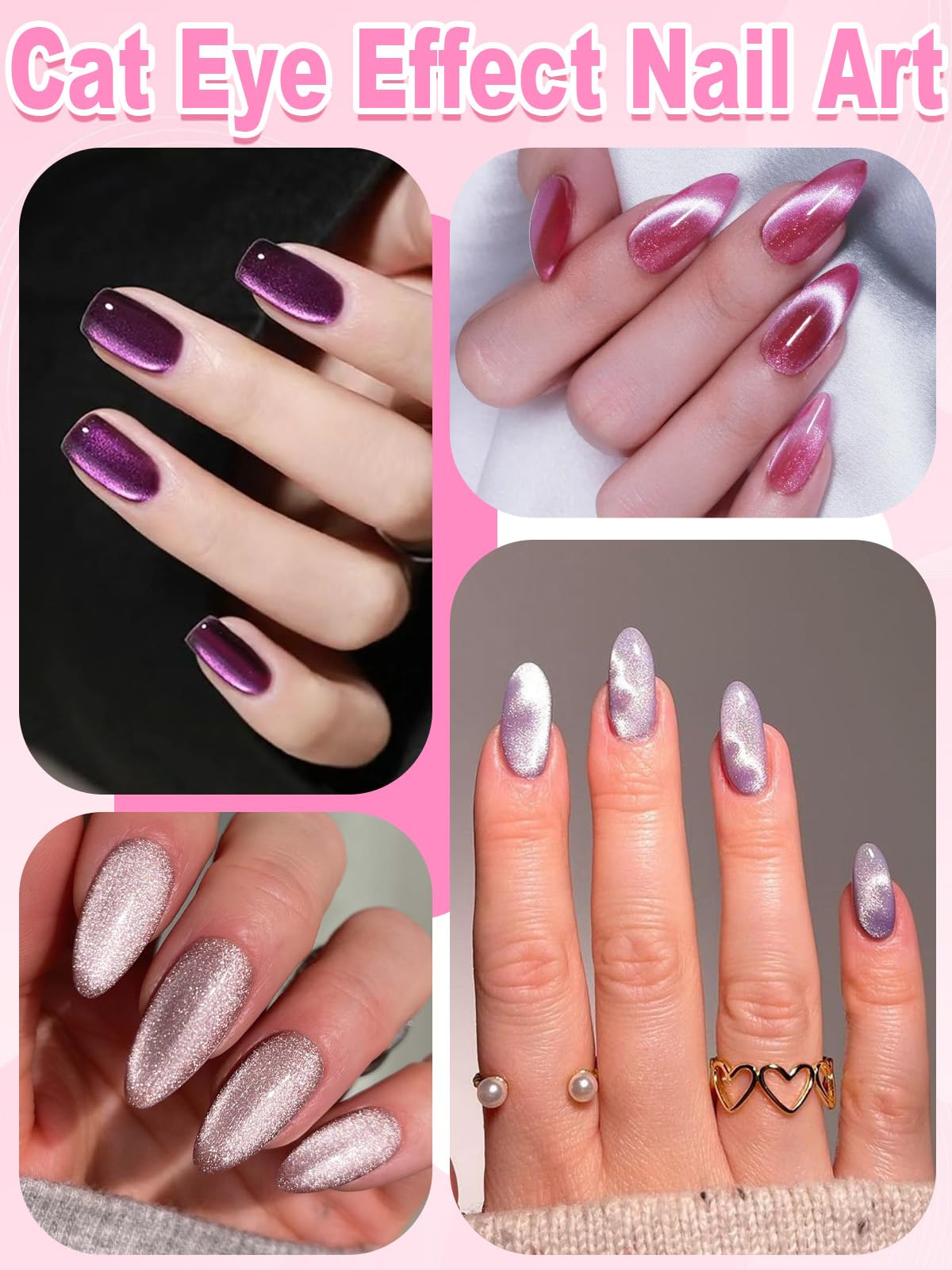 Full collection of Ebanku magnetic tools for creative manicure patterns