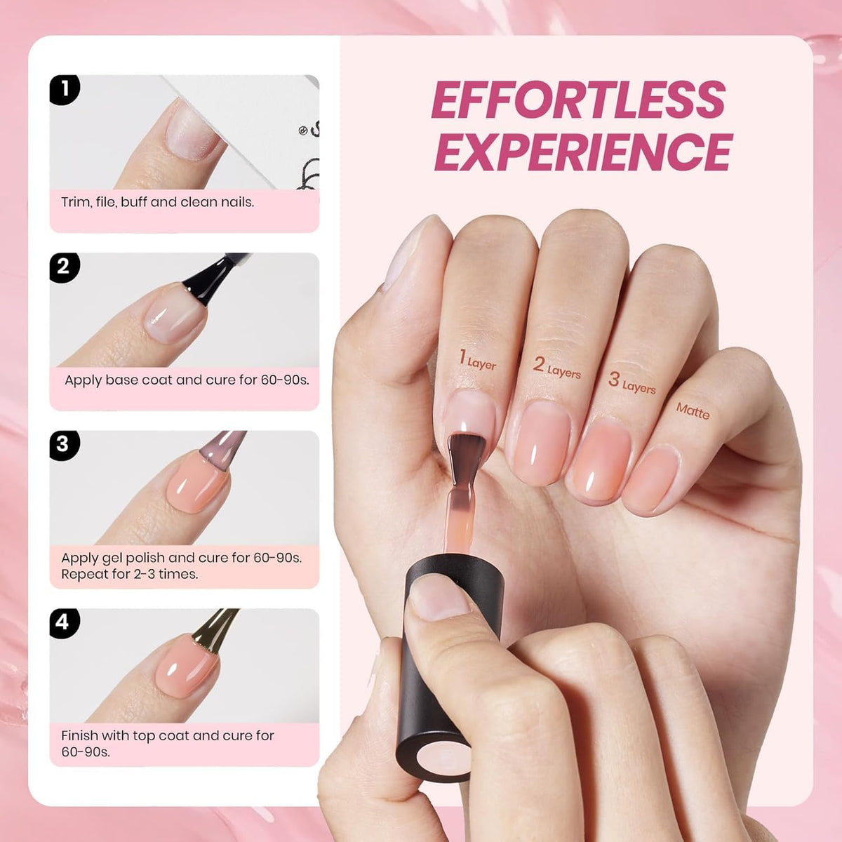 Beetles crystal ice collection gel polish swatches