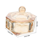 Nolitoy glass dappen dish for acrylic powder mixing