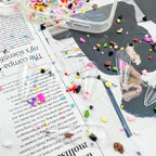 Resin sprinkles for slime and fake cake decoration