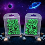 Extraterrestrial themed resin filler material in green color