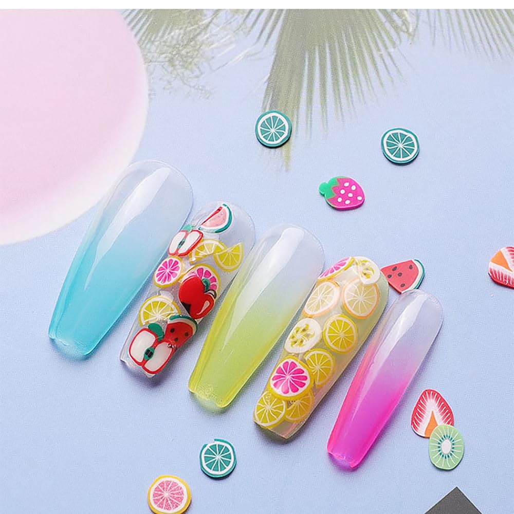 Non toxic colorful heart clay slices scattered on craft surface